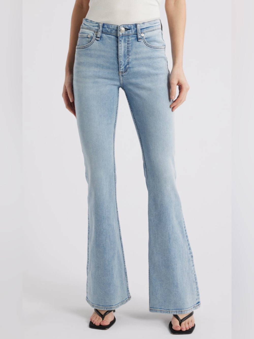 rag & bone
Flexi Dahlia Mid
Rise Flare Leg
Jeans
Size 34